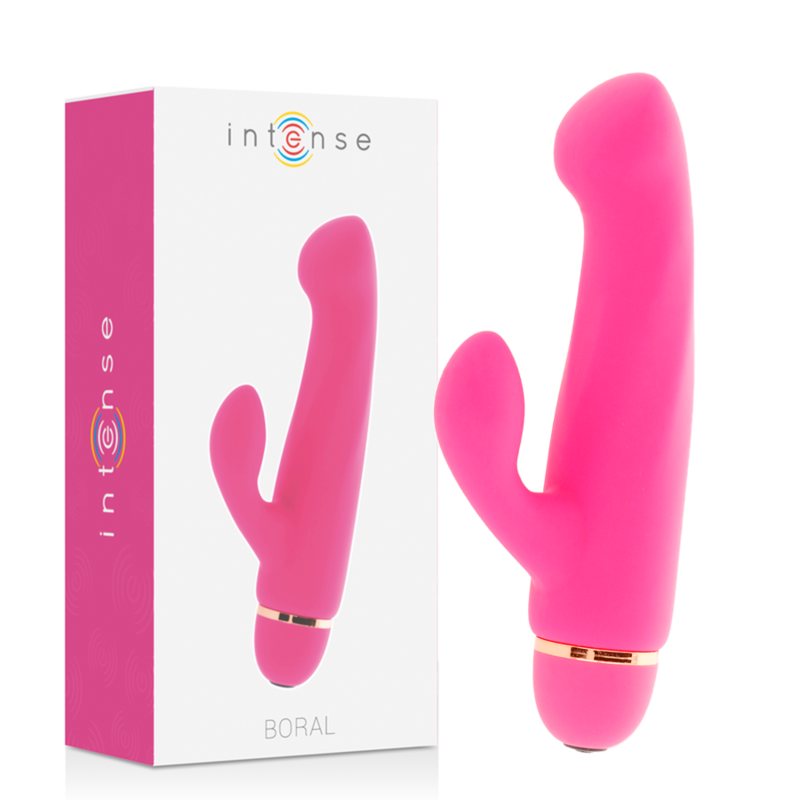 Wibrator typu rabbit INTENSE Boral, różowy