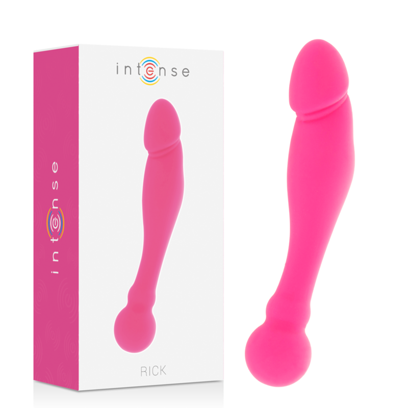 Silikonowe dildo INTENSE Rick Dual, różowe