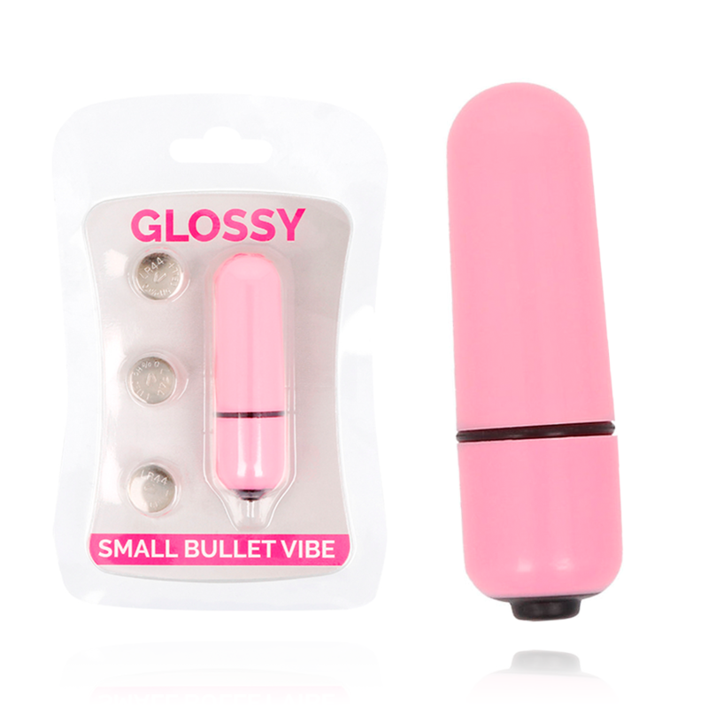 Miniwibrator GLOSSY Small Bullet, różowy