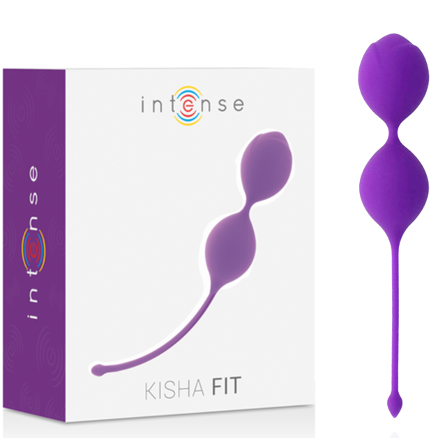 Silikonowe kulki gejszy INTENSE Kisha Fit w kolorze liliowym