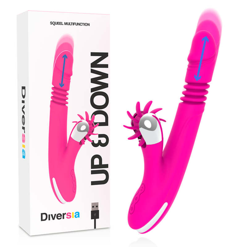 Wibrator DIVERSIA Bunny Up & Down, 24 cm