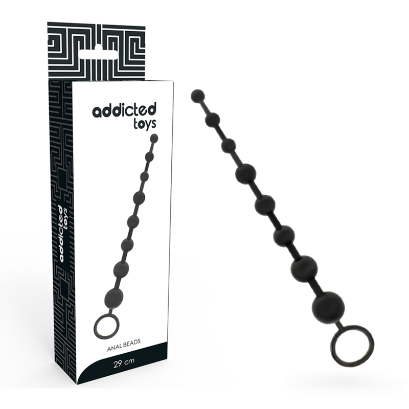 ADDICTED TOYS łańcuszek analny z 8 kulkami, 29 cm