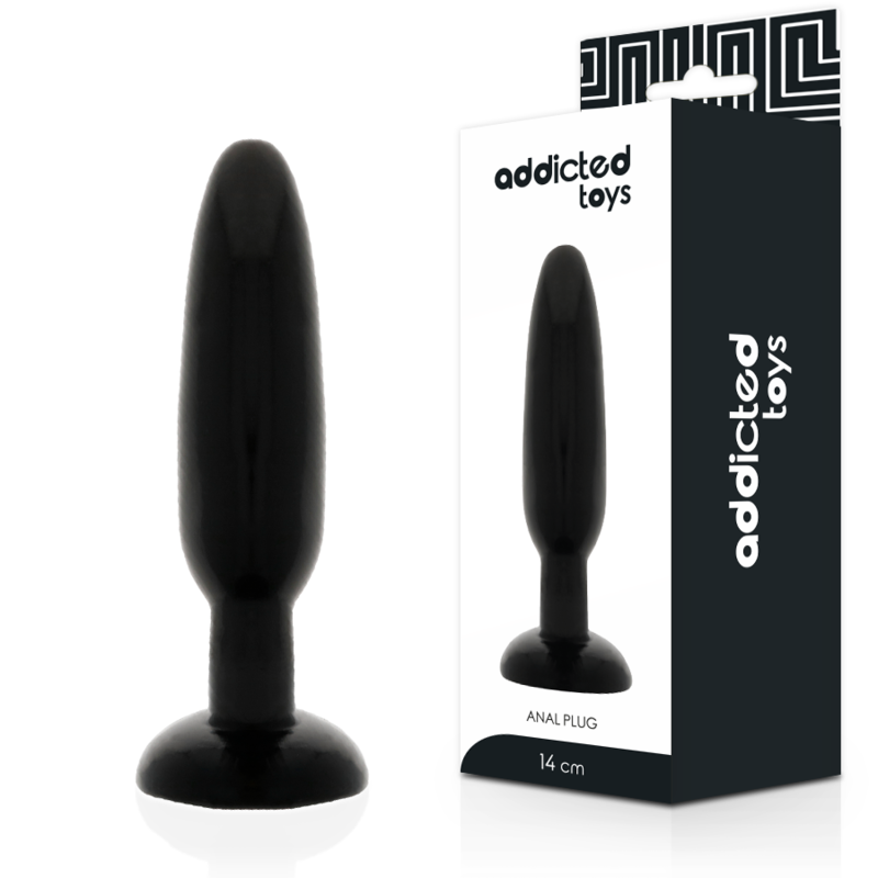 ADDICTED TOYS korek analny z elastycznego TPR, 14 cm