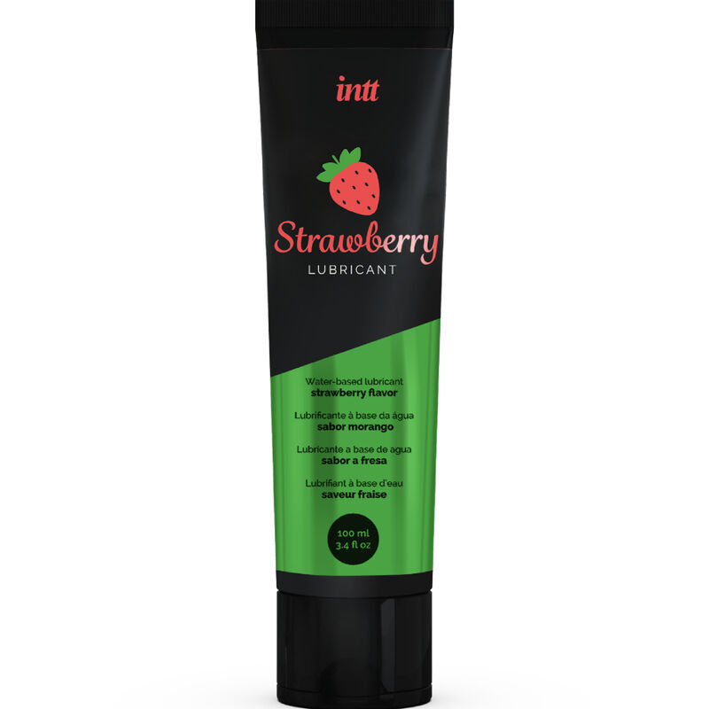Lubrykant INTT o smaku truskawkowym, 100 ml