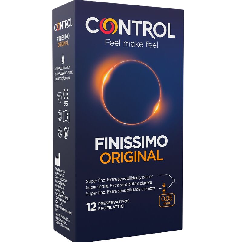 Control Finissimo cienkie prezerwatywy, 12 sztuk