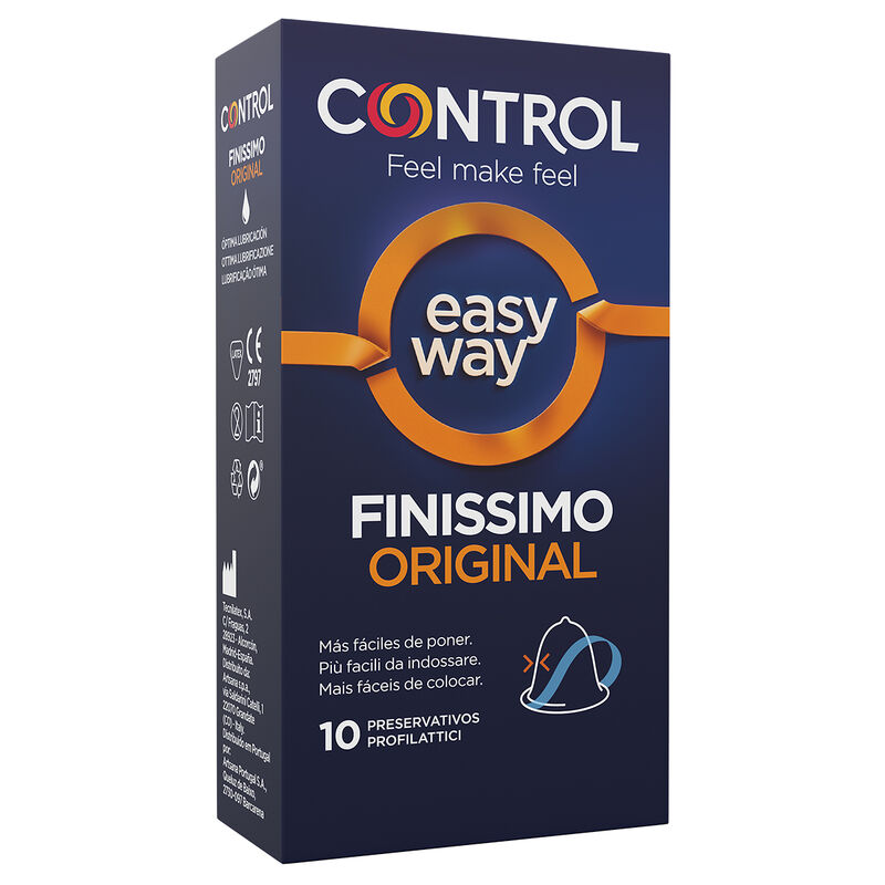 Cienkie prezerwatywy CONTROL Adapta Easy Way Finissimo, 10 sztuk