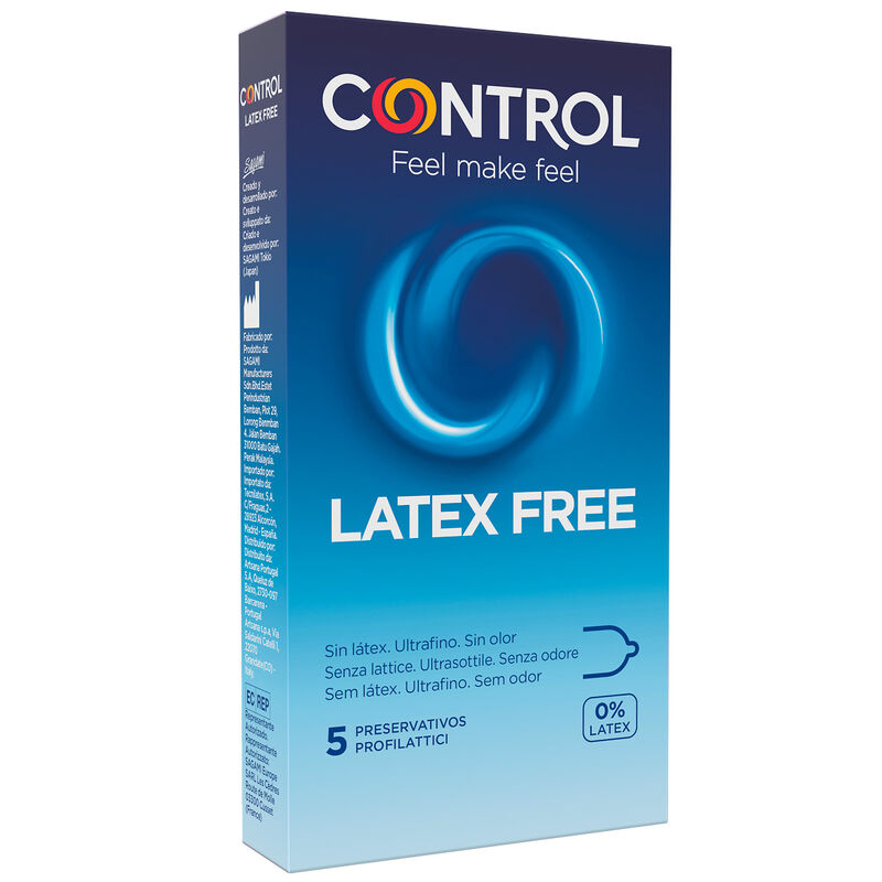 Prezerwatywy CONTROL Free bez lateksu, z poliuretanu, 5 sztuk