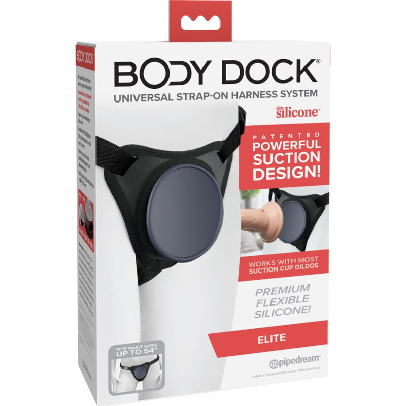 Uprząż strapon PIPEDREAMS Body Dock Elite