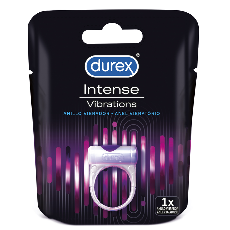 Durex Intense Orgasmic Vibrations, wibrujący pierścień erekcyjny