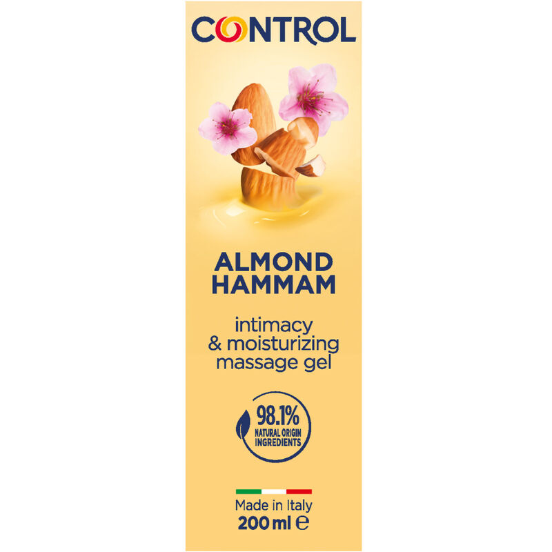 Żel do masażu CONTROL Almond Hammam o aromacie mleka migdałowego, 200 ml