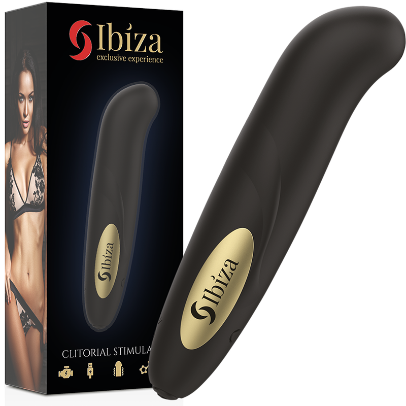 Ibiza Stymulator Łechtaczki Ładowany Przez Usb 10 Trybów Wibracji Złoty 13 X 2,9