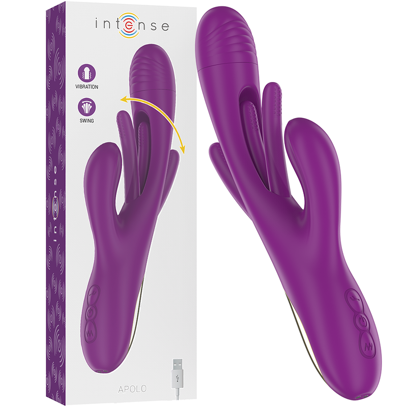 Wibrator INTENSE APOLO z ruchomym językiem
