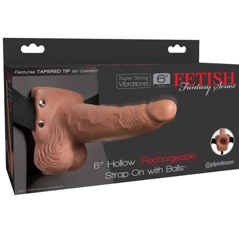 Dildo Fetish Fantasy Series z regulowanymi uprzężami, 15 cm