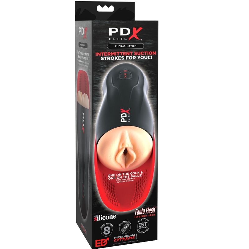 PDX ELITE Fuck O Matic masturbator z funkcją ssania i wibracjami