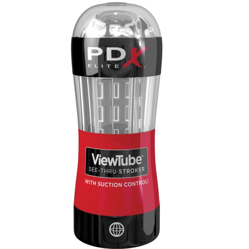 Masturbator PDX ELITE ViewTube, przezroczysty