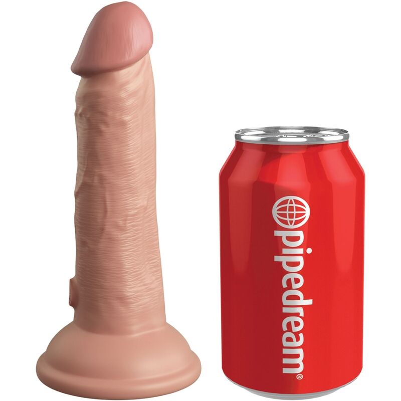 Realistyczne silikonowe dildo KING COCK Elite z przyssawką