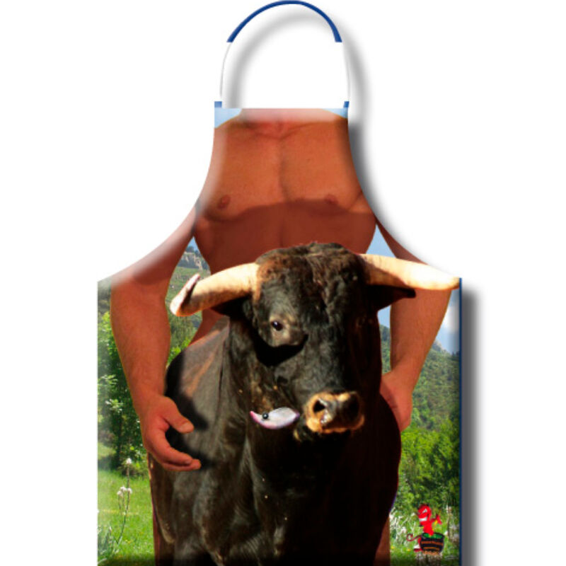 Fartuch DIABLO PICANTE z humorystycznymi ilustracjami