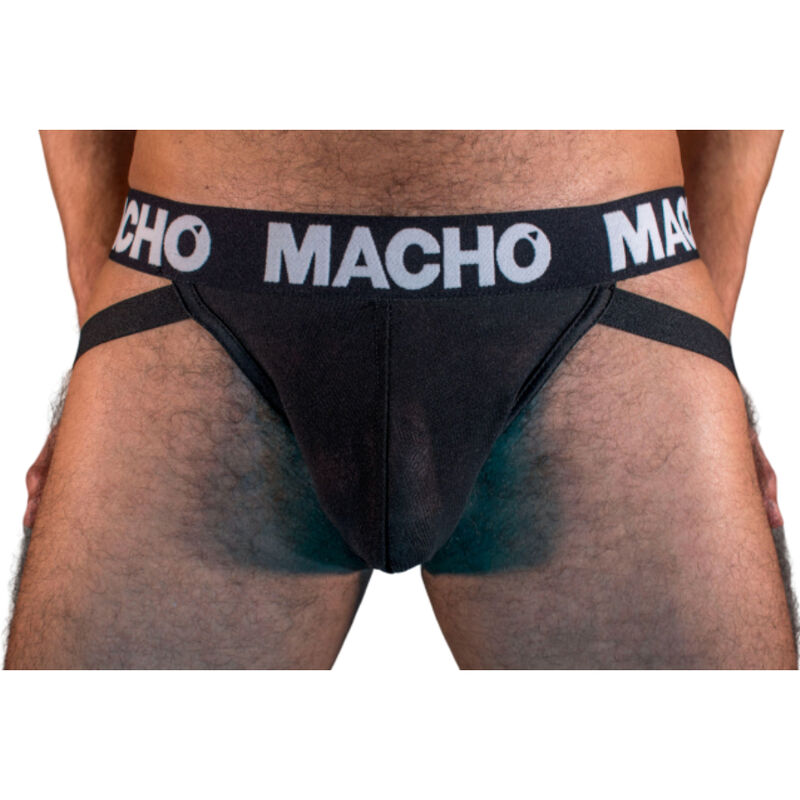Czarne jockstrapy MACHO MX25NN