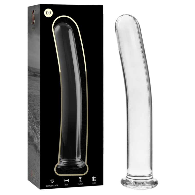 NEBULA SERIES BY IBIZA Model 9, szklany dildo · Rozmiar: ROZMIAR 1 · Kolor: PRZEZROCZYSTY