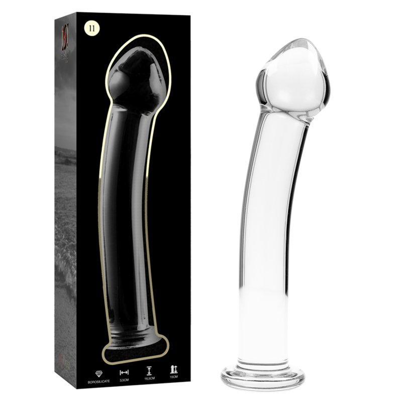 Szklane dildo NEBULA SERIES BY IBIZA, model 11, przezroczyste