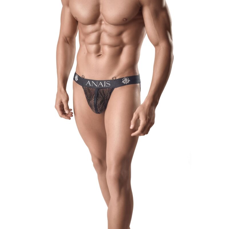 Jockstrap z siateczki z odkrytymi pośladkami i elastycznym dopasowaniem ANAIS