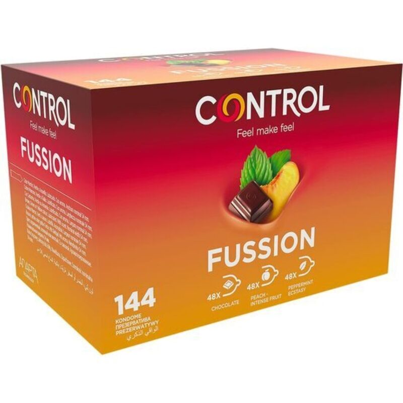 Prezerwatywy smakowe CONTROL Adapta Fussion, 144 szt.