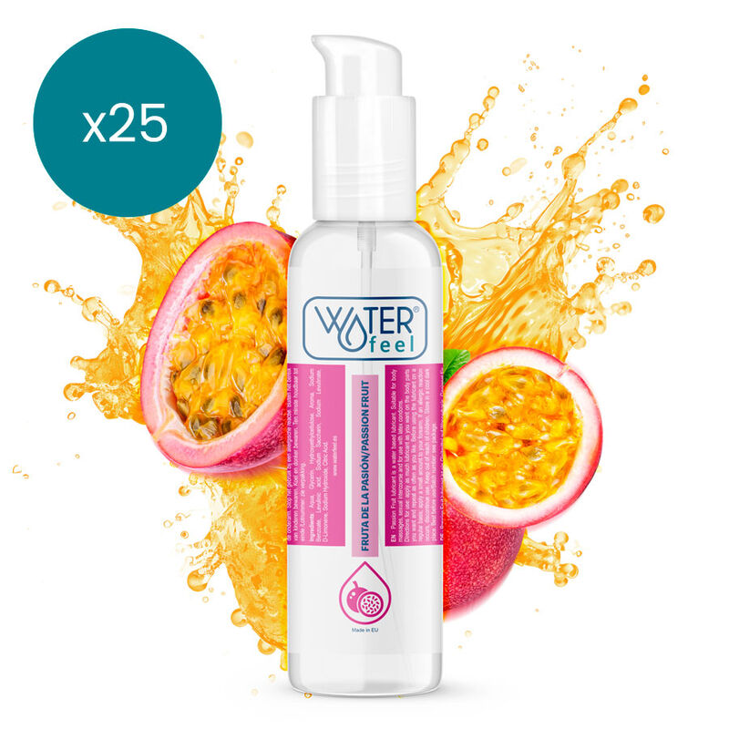 Żel nawilżający o smaku marakui, 175 ml, na bazie wody, długotrwały WATERFEEL