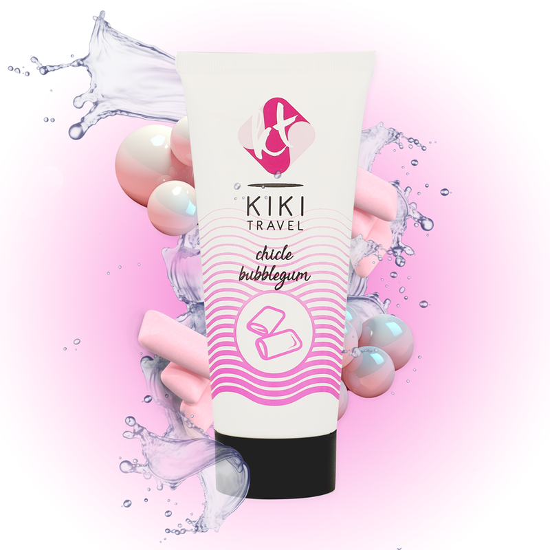 Żel nawilżający KIKÍ TRAVEL o smaku gumy balonowej, 50 ml