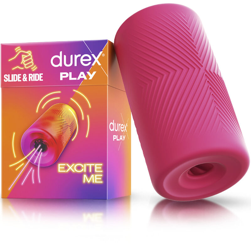 Masturbator Durex Slide & Ride z elastyczną osłoną