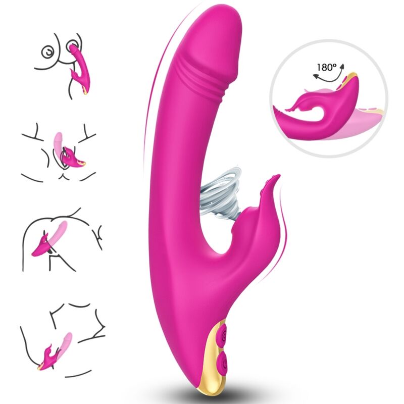 ARMONY Love stymulator falami powietrza do łechtaczki i punktu G, fuksja