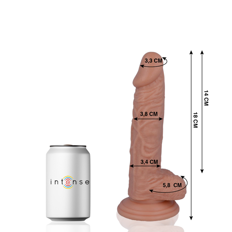 Realistyczne dildo MR. INTENSE z przyssawką