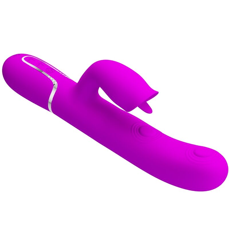 Wibrator króliczek Pretty Love z funkcją lizania, fuksja