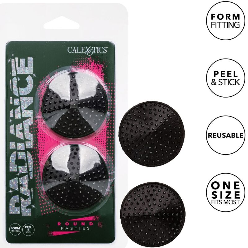 Osłonki na sutki CalExotics Radiance z ozdobnymi kryształkami