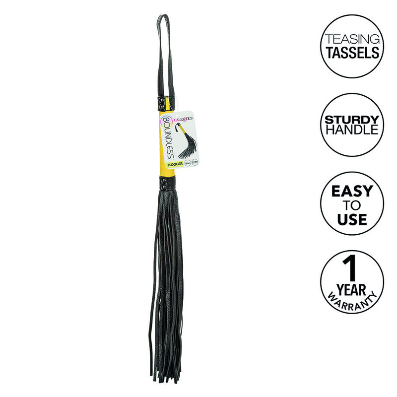 Flogger Boundless CalExotics z wegańskiej skóry