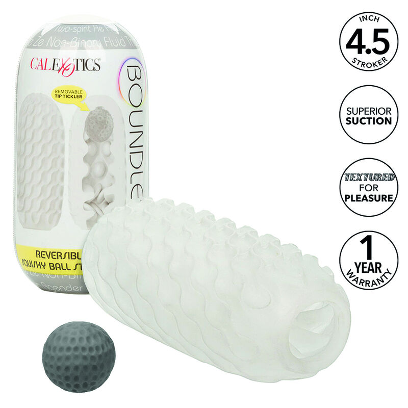 Odwracalny masturbator CalExotics Boundless z wyjmowaną kulką