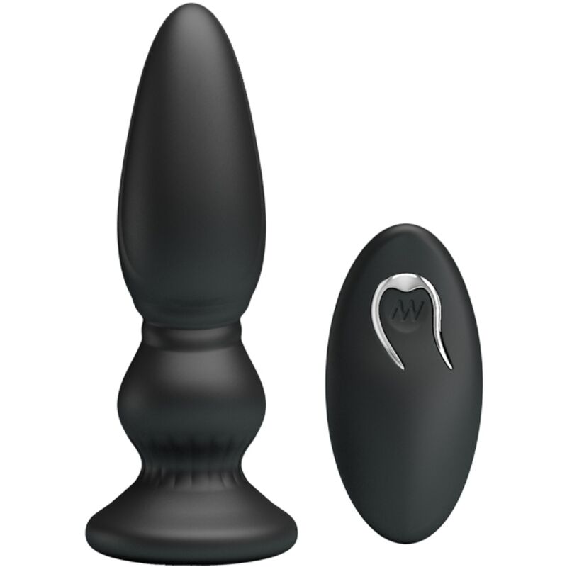 MR PLAY Powerful Vibrator, wibrujący korek analny z pilotem
