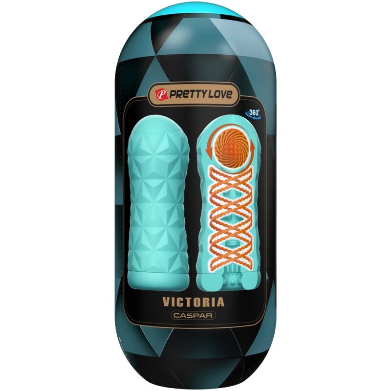 Masturbator Pretty Love Victoria Caspar w kolorze aqua green