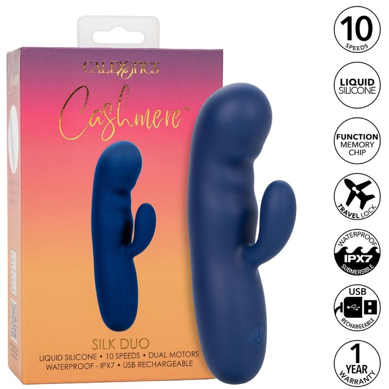 Wibrator CalExotics Cashmere Silk Duo Blue