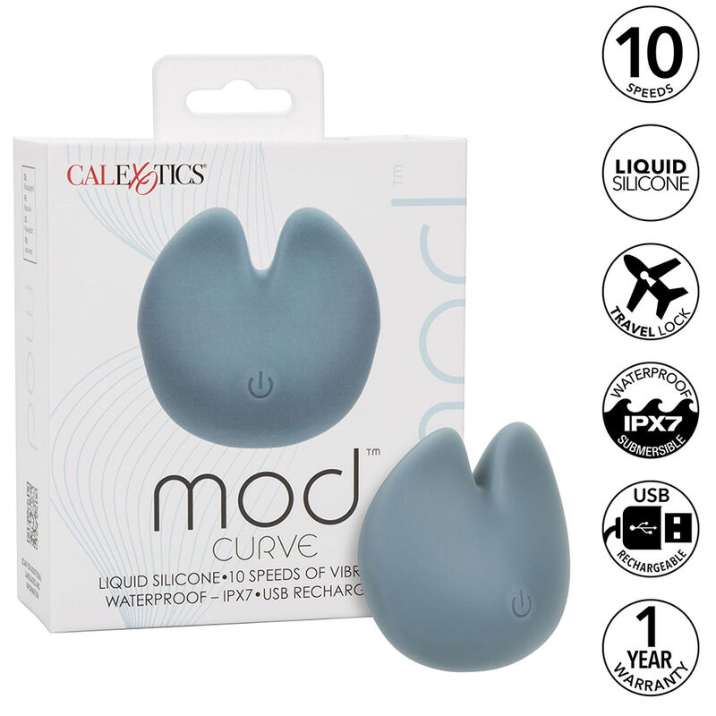 CalExotics Mod Curve wibrator łechtaczkowy, niebieski