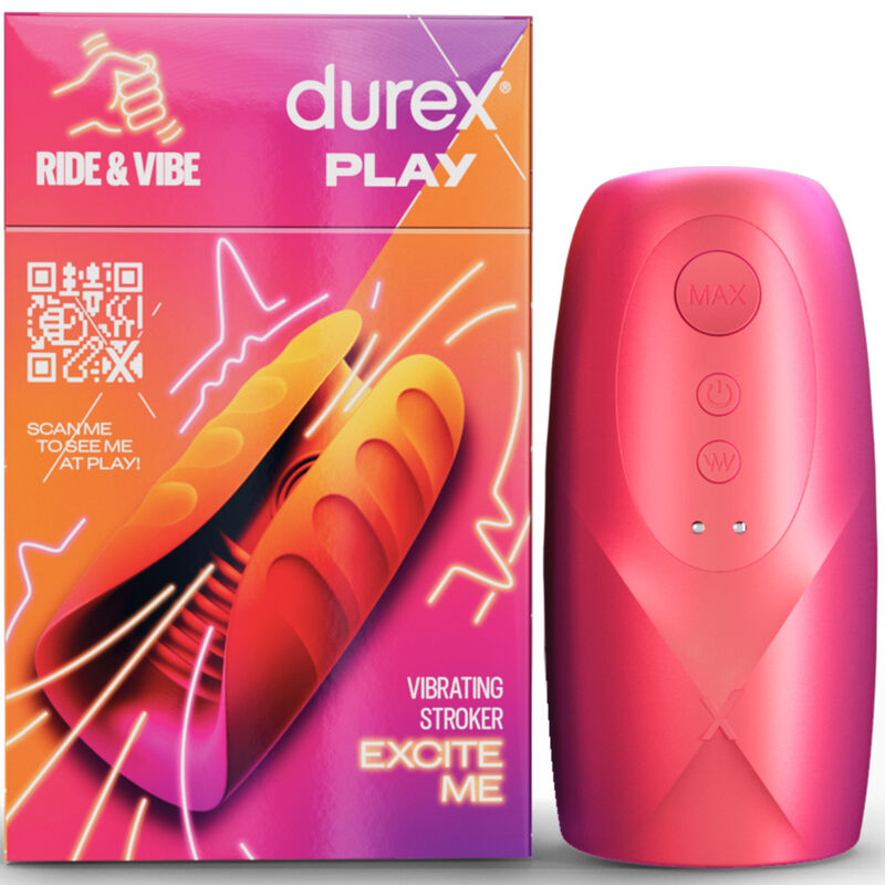 Wibrujący masturbator Durex Ride & Vibe