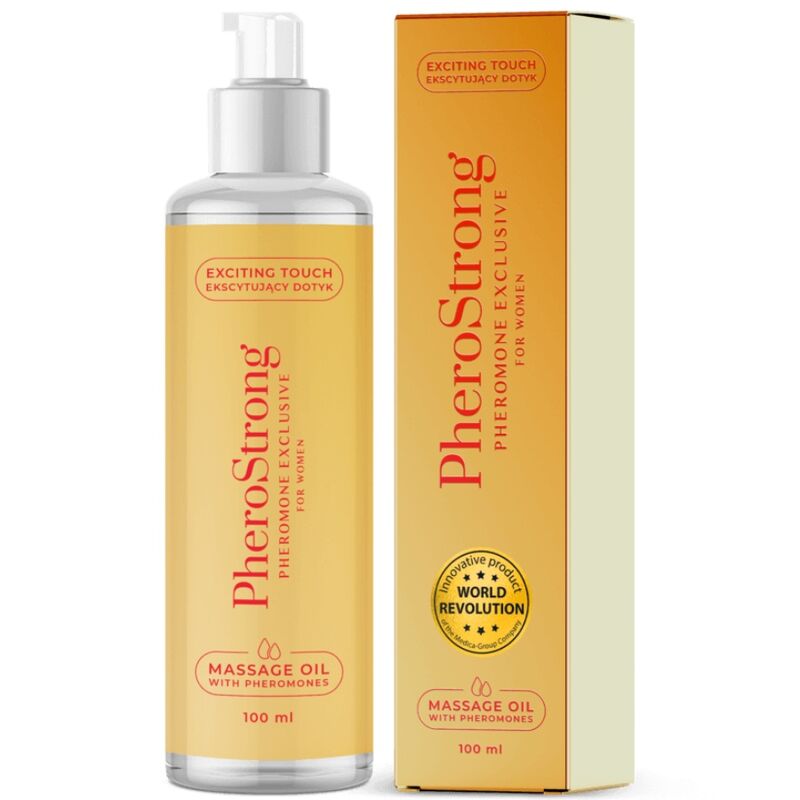 PheroStrong Exclusive olejek do masażu dla kobiet, 100 ml