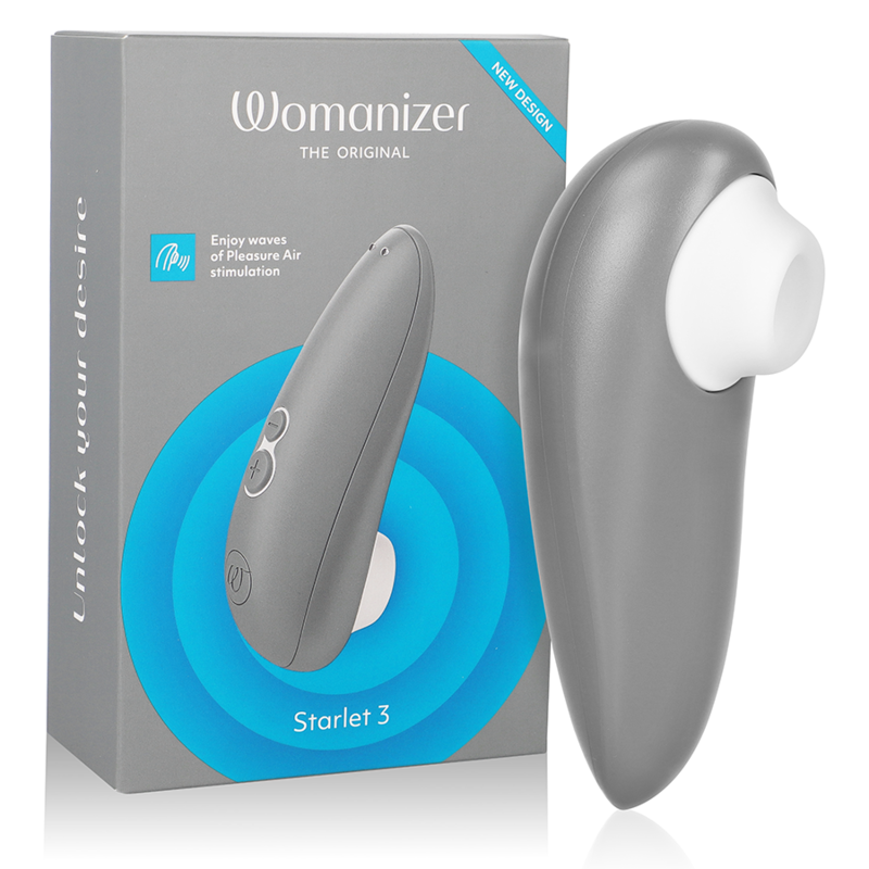 Stymulator łechtaczki Womanizer Starlet 3, szary