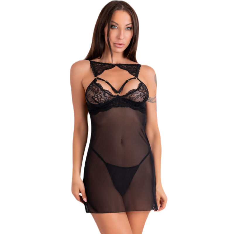 Livco Corsetti Krolina, komplet bielizny z koszulką i stringami · Rozmiar: L/XL