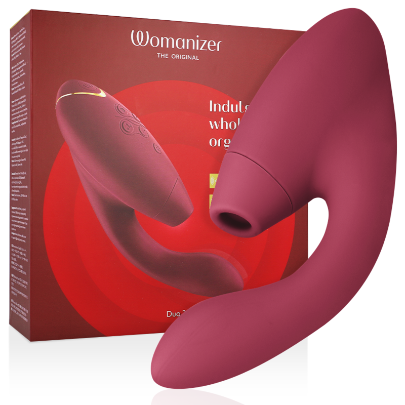 Womanizer DUO 2 stymulator fal ciśnieniowych, bordowy