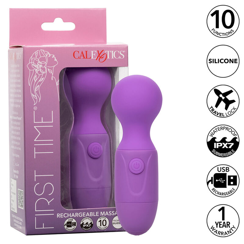 Fioletowy wibrator typu wand CalExotics First Time
