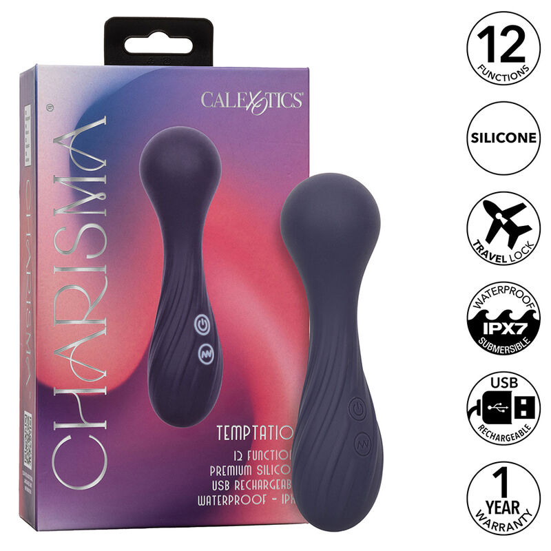 Wibrator typu wand CalExotics Charisma Temptation, fioletowy