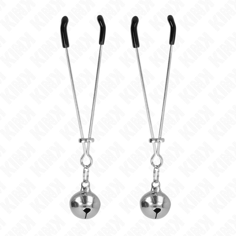 Klamerki na sutki KINK Thin Bell, srebrne, 7 cm