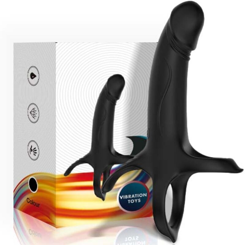 ARMONY wibrujący pierścień na penisa z dildo