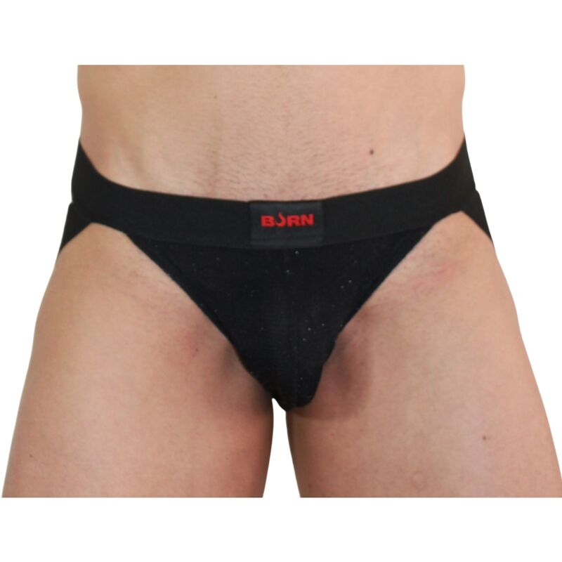 Jockstrap BURN 003 w błyszczącej czerni