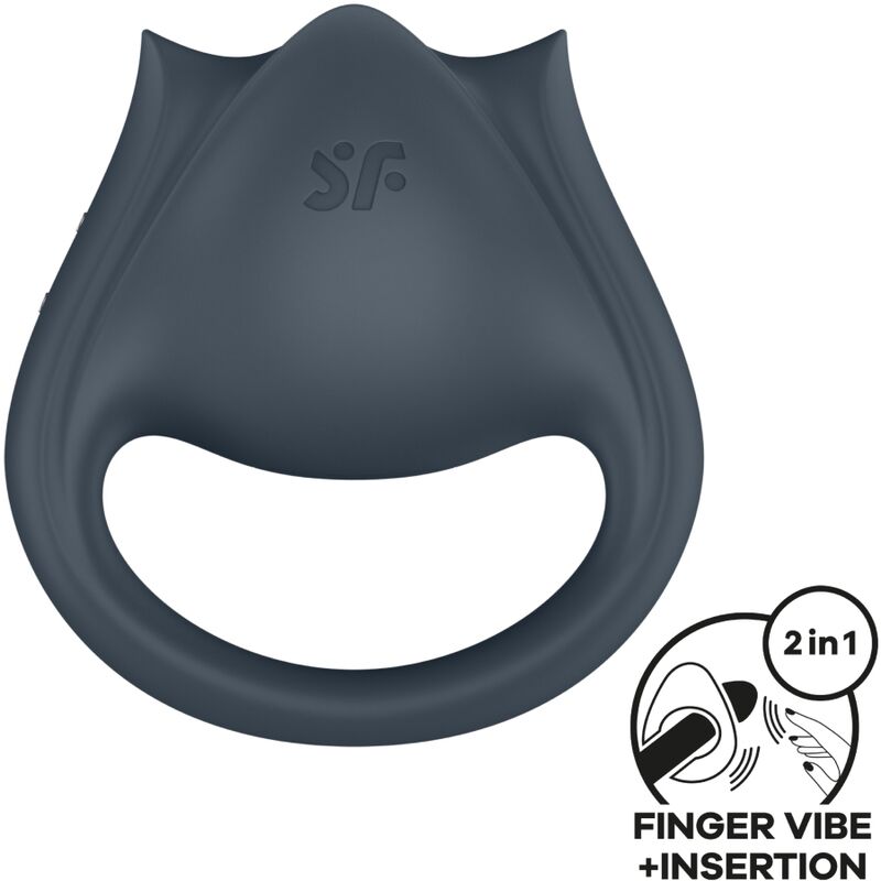 Satisfyer Perfect Pair 2, pierścień wibrujący ze stymulatorem palca
